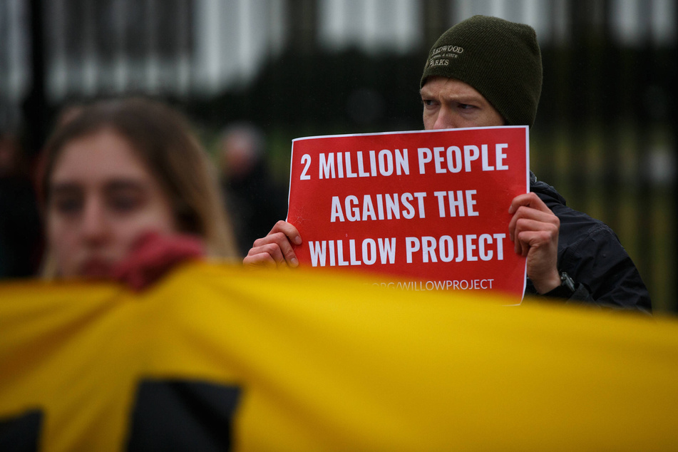Environmental groups have long been protesting the ConocoPhillips Willow project.