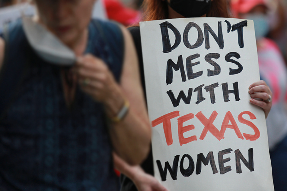Thousands of people marched to City Hall for the Women's March in Houston, Texas on October 2.