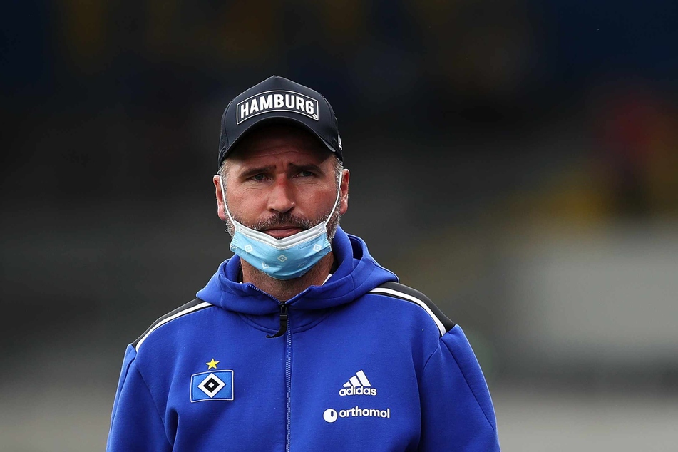 Tim Walter (45), Trainer des Hamburger SV, war nicht ganz zufrieden mit der Leistung seiner Mannschaft.