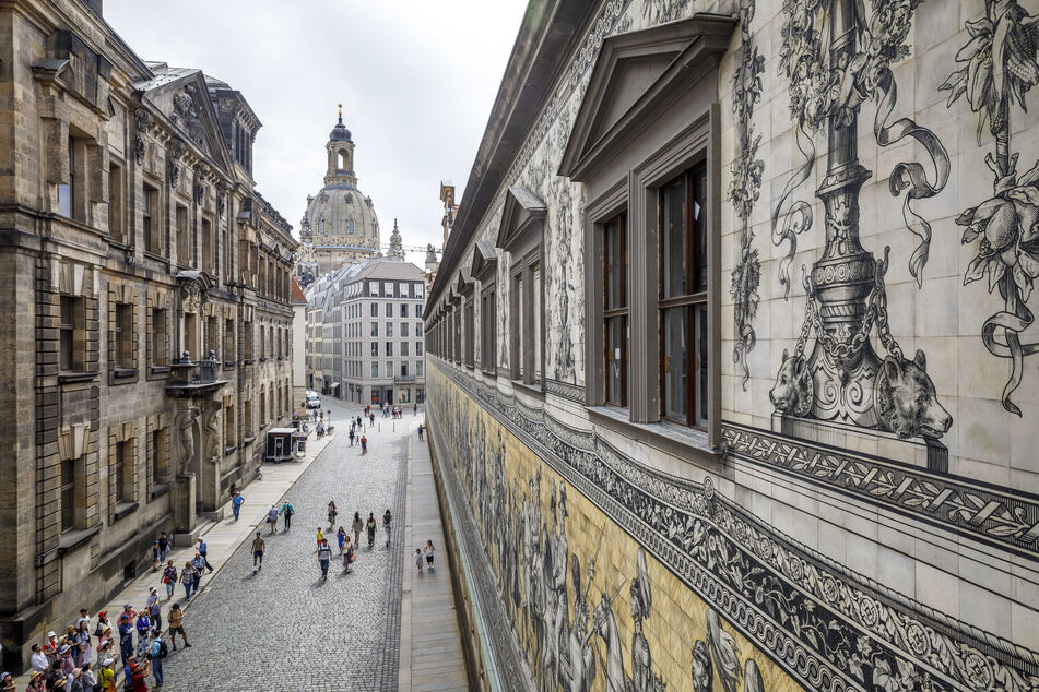 Hinter diesem Fenster wurde der "Lange Gang" fünf Jahre lang rekonstruiert.