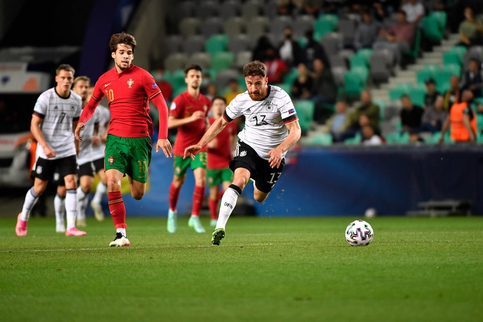 Salih Özcan (23, r.) im Finale der U21-Europameisterschaft im Juni 2021 gegen Portugal.