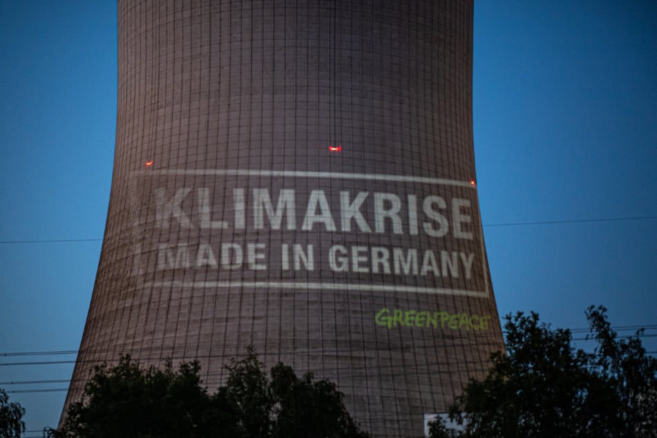 Greenpeace prangerte das Kraftwerk bereits mit dieser Aktion an.