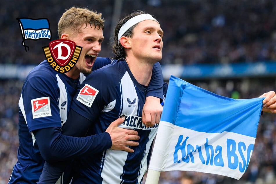 Herthas Reese stichelt mit Fahnen-Jubel gegen Dynamo-Fans: "Lautere Töne gespuckt"