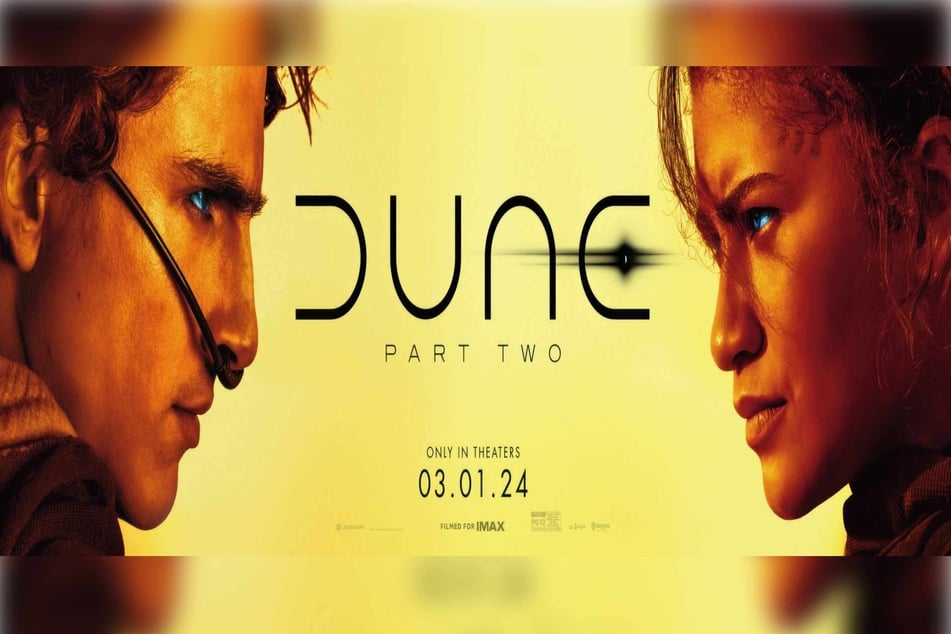 Dune: Part Two cleaned up at the box office over the weekend, starring Timothée Chalamet (l.) and Zendaya.