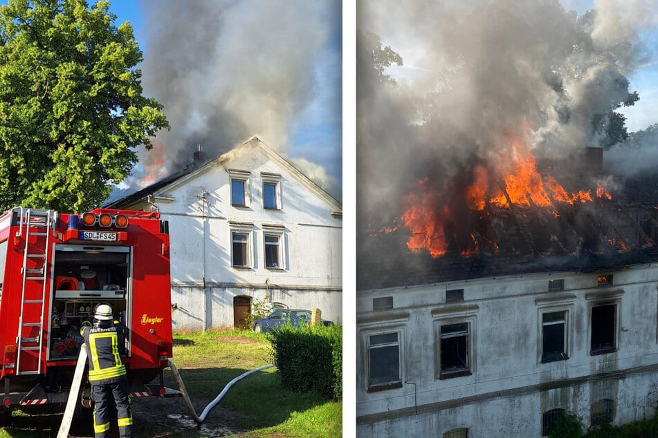 In Lichterfelde brannte ein Wohnhaus - und das zweimal an einem Morgen.