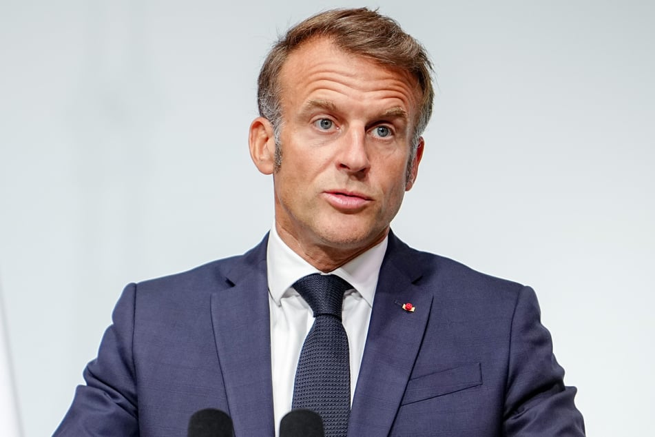 Frankreichs Präsident Emmanuel Macron (47) hat diesmal den Vorsitz der Koalition der Willigen.