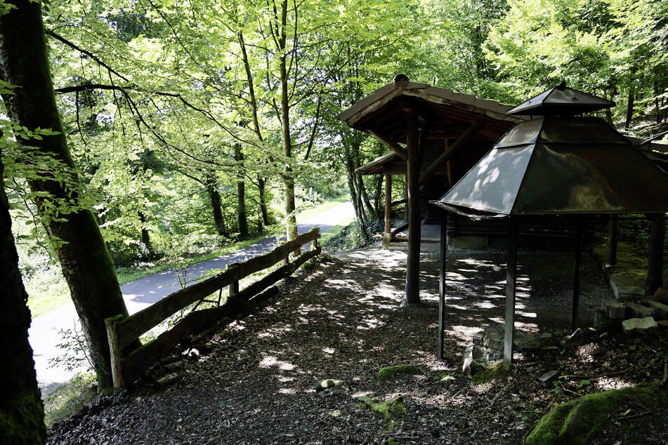 In der Nähe dieser Grilhütte bei Altenbuch wurde die Leiche des 18-Jährigen entdeckt.