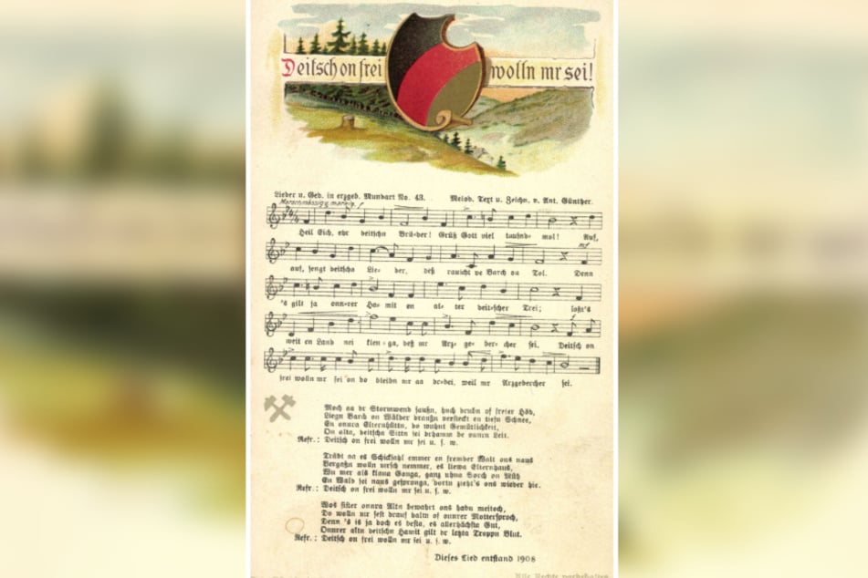 "Deitsch on frei wolln mer sei (weil mer Arzgebirger sei)" ist bis heute die heimliche Hymne der Erzgebirger.