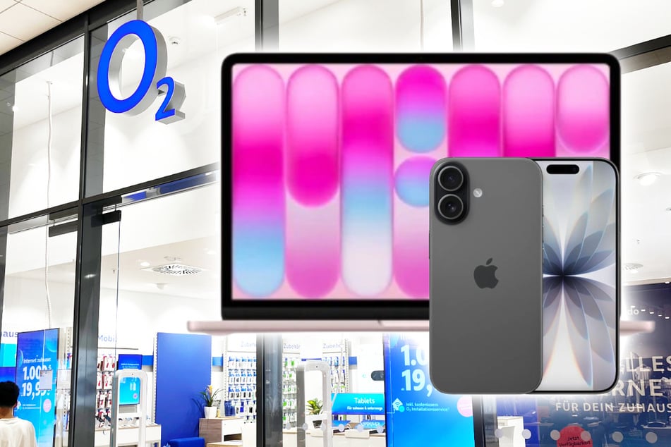 Bei o2 gibt's zum iPhone 17 gerade ein MacBook Neo gratis dazu