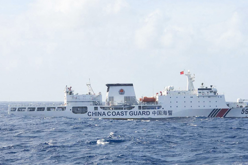 Filipino officials called China's vessel an expression of "increasing aggression."