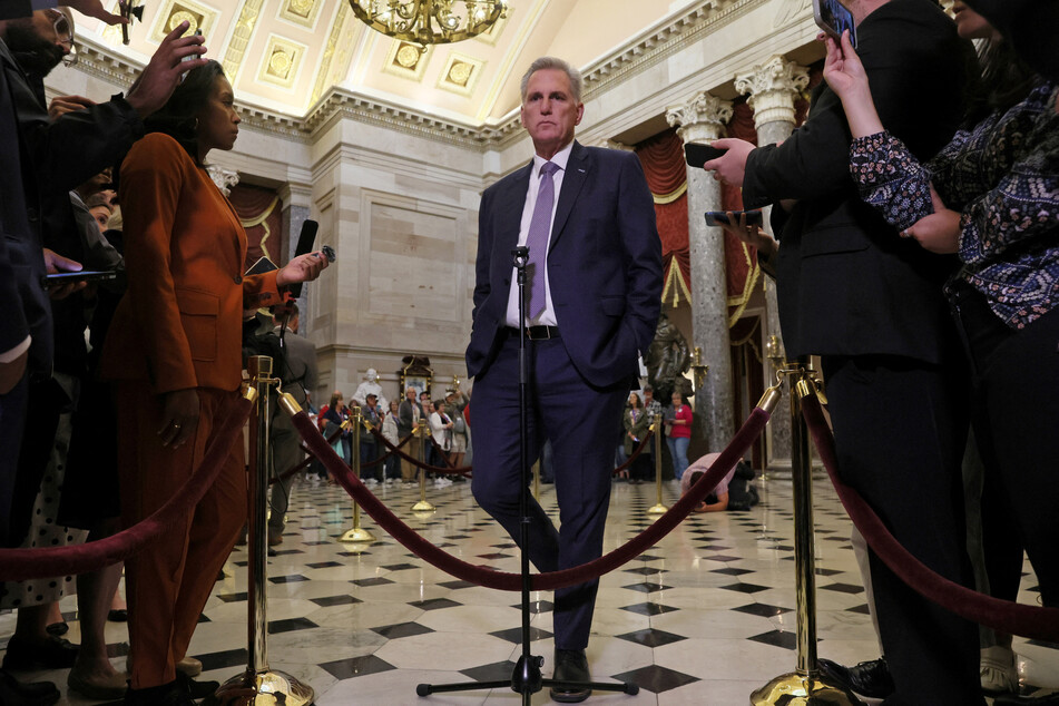 House Speaker Kevin McCarthy is being pushed by far-right Republicans to reject budget proposals that don't accede to their extreme demands.