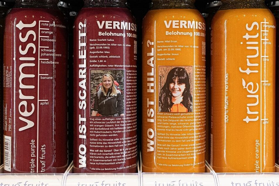 Smoothie-Flaschen sollen bei der Aufklärung von Vermisstenfällen helfen