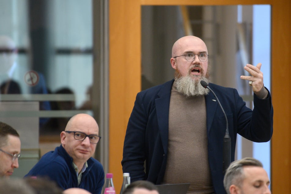 Der bildungspolitische Sprecher der AfD-Fraktion, Hans-Thomas Tillschneider (48), wirft der CDU vor Genderpolitik zu betreiben. (Archivbild)