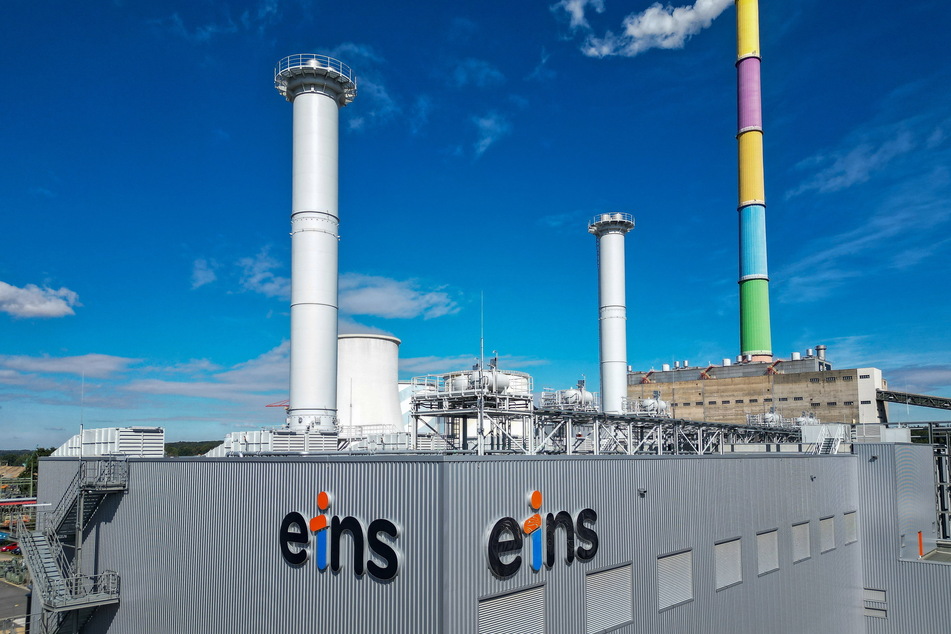 Blick auf das neue Motorenheizkraftwerk des Energieversorgers eins in Chemnitz. Fernwärme spielt eine zentrale Rolle bei der Wärmeplanung.