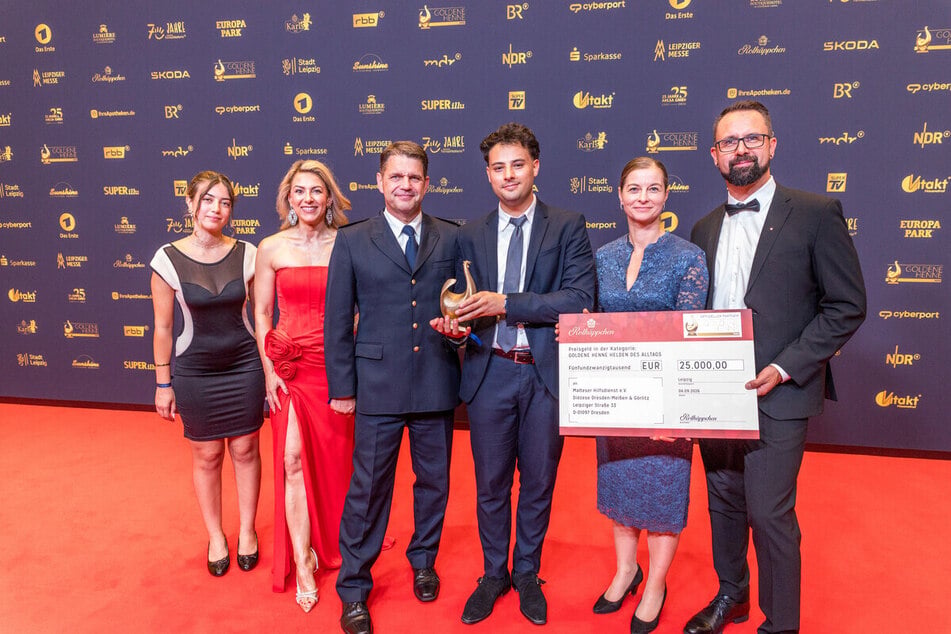 Rotkäppchen-Mumm übergab als Zeichen der Anerkennung einen Scheck über 25.000 Euro.