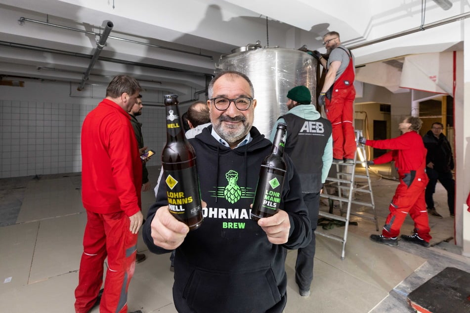Die neue Brauerei von Lohrmanns mit dem Geschäftsführer Francisco Arroyo-Escobar entsteht im Kraftwerk Mitte Dresden.