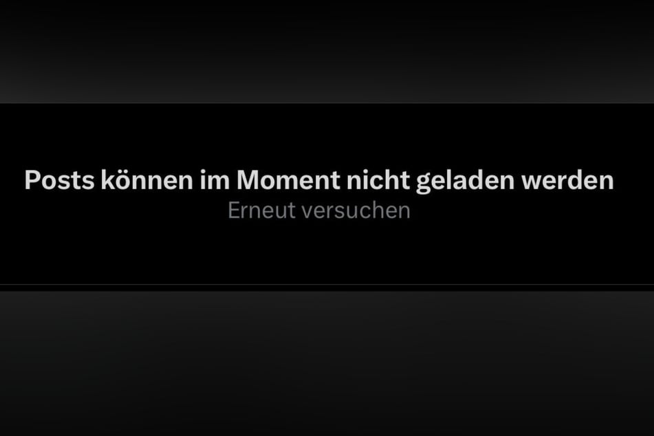 Auch die Plattform X war betroffen.