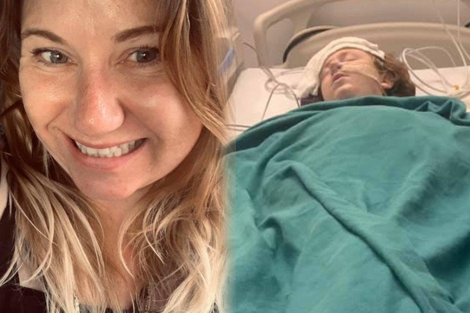 Lindens Mutter (links) ist völlig verzweifelt, weil ihr autistischer Sohn (rechts) mit schweren Verletzungen im Krankenhaus liegt.