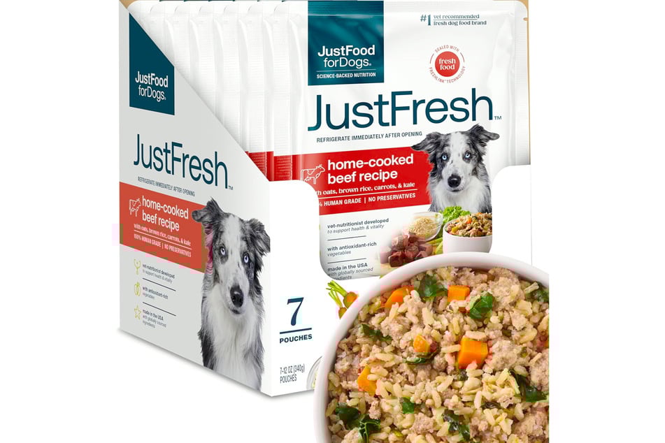 JustFoodForDogs 7 Pack Home Cooked Beef for $39.15 instead of $55.93