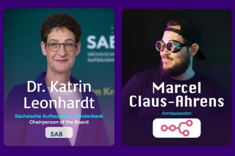 Dr. Katrin Leonhardt (SAB) a Marcel Claus-Ahrens (Kontoflux.io)