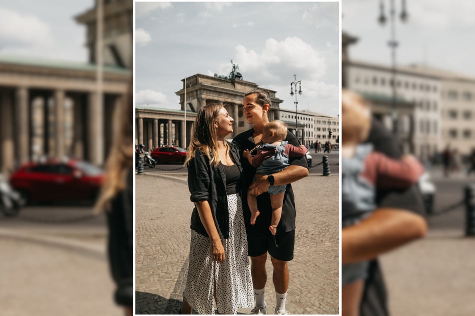 Katharina und Philipp (beide 32) aus Berlin-Friedrichshain haben sich gemeinsam mit Tochter Romy (9 Monate) im Mai beim ERZperiment zum Probeleben im Erzgebirge beworben.