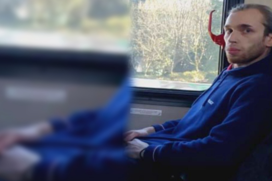 Wer kennt diesen Mann mit dem blauen Pulli?