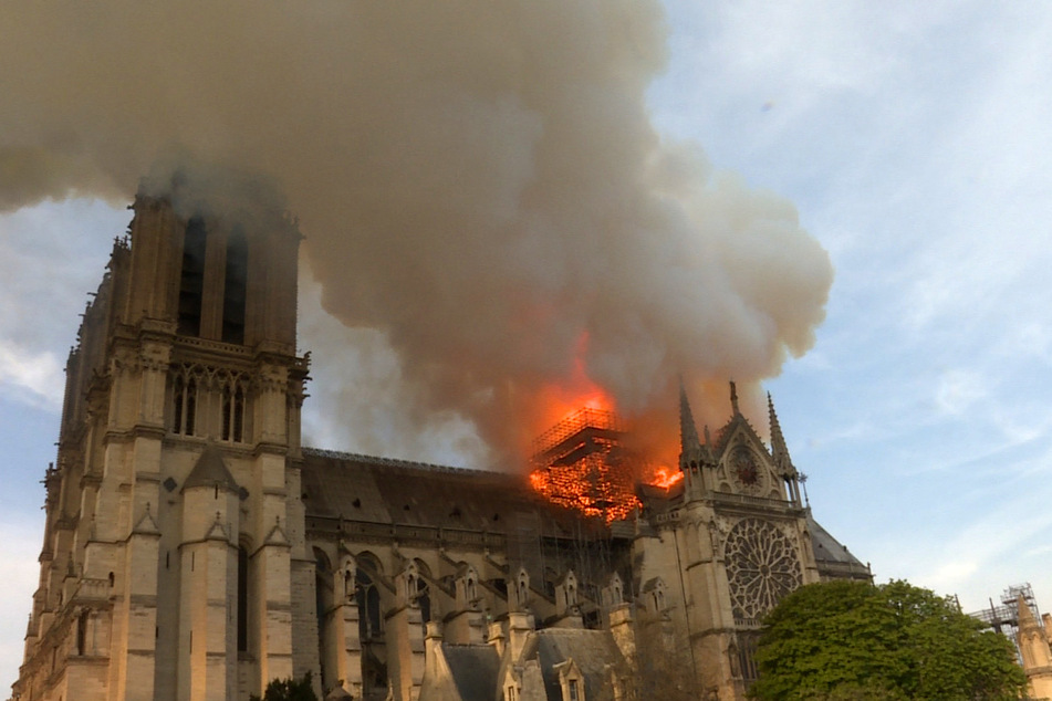 Große Teile der Notre-Dame brannten 2019 nieder.