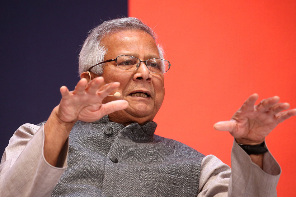 Der Friedensnobelpreisträger Muhammad Yunus (80) stammt aus Bangladesch.