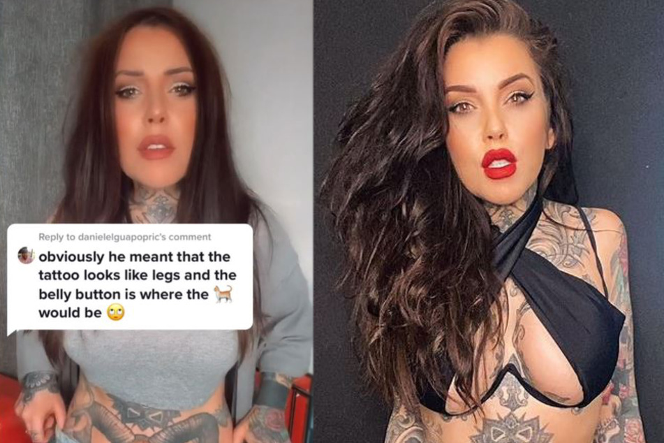 Erotik-Model lässt sich neues Tattoo stechen: Danach bemerkt sie ihren extrem peinlichen Fehler
