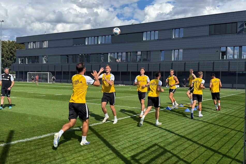 Das Training der schwarz-gelben Profis ist in vollem Gange.