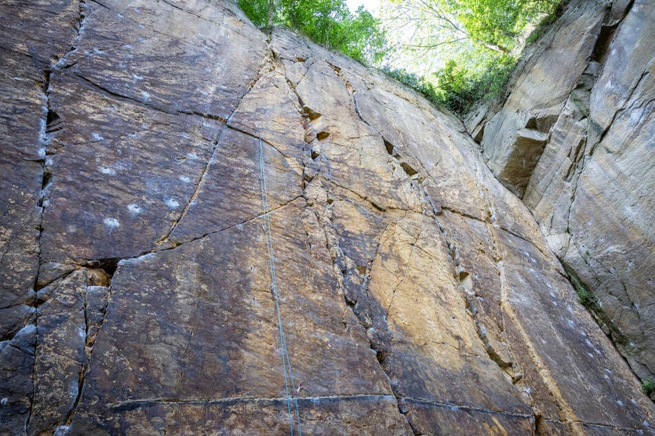 Die Frau stürzte an der Kletterwand im Bereich des Buswendeplatzes zehn Meter in die Tiefe.