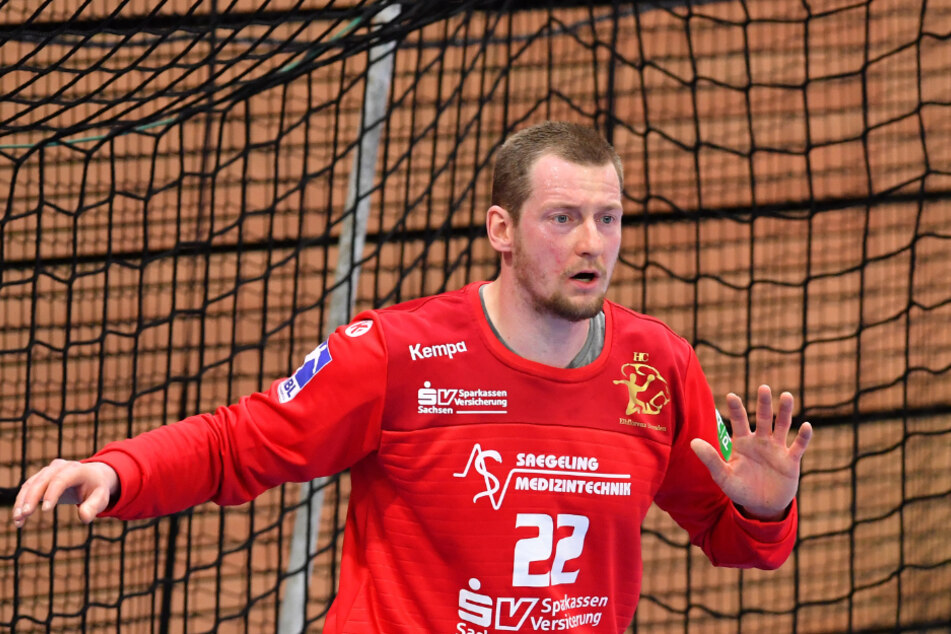 Mit der Einwechslung von Keeper Mario Huhnstock kam mehr Sicherheit ins Dresdner Team.