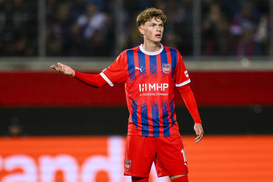 Paul Wanner (18) ist in der Saison 2024/25 vom FC Bayern an den 1. FC Heidenheim ausgeliehen.