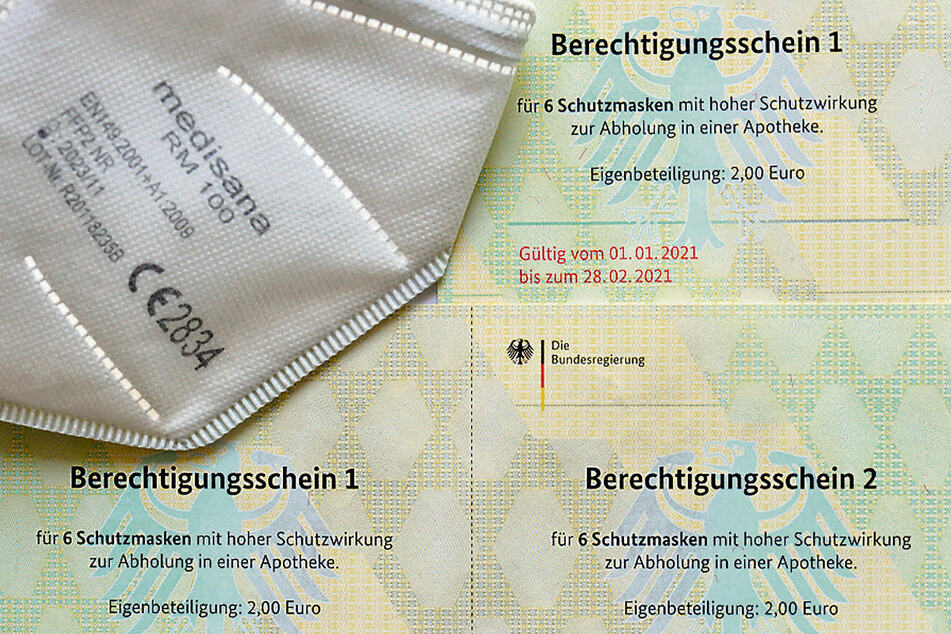 Derzeit bekommen Deutschlands Senioren solche Gutscheine für FFP2-Masken geschickt.
