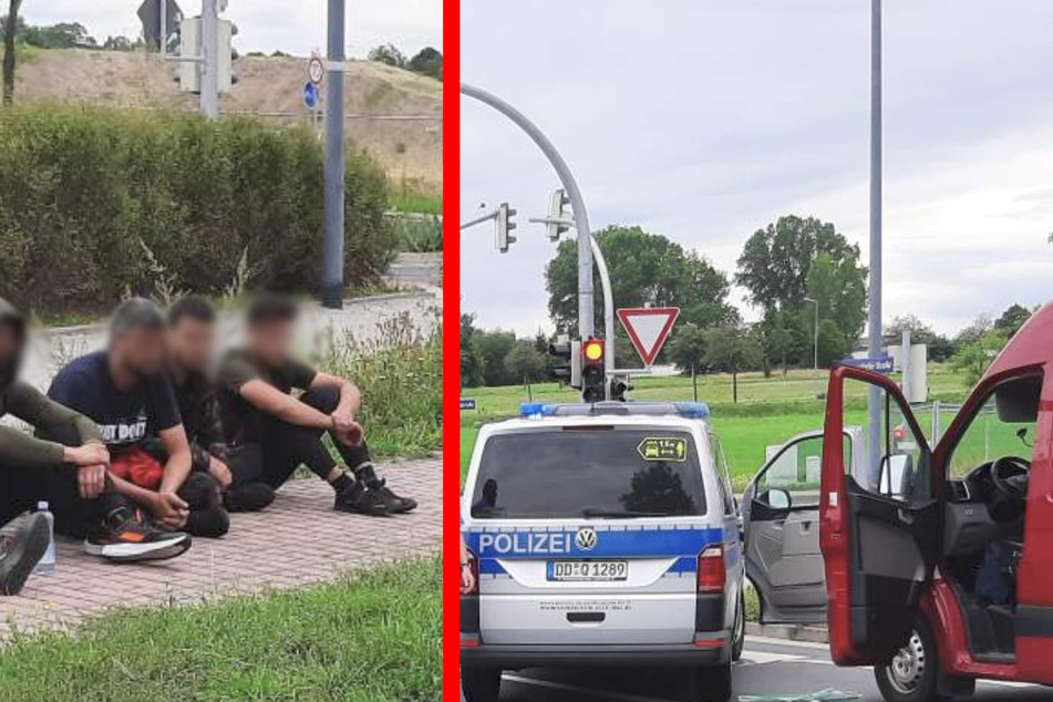 Dresden: Polizei stoppt Transporter in Dresden, danach klicken die Handschellen