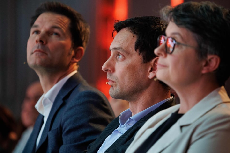 Steffen Krach (46, l.), Martin Hikel (39, M.) und Nicola Böcker-Giannini (50).