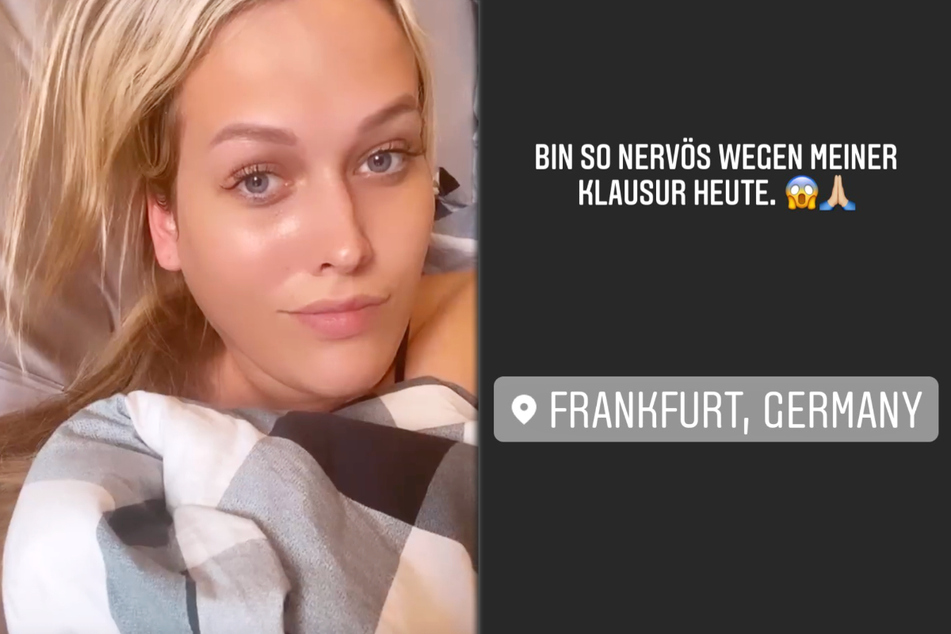 Noch am Dienstagmorgen veröffentlichte Josimelonie (27) eine Instagram-Story, in welcher sie ihre große Nervosität angesichts der anstehenden Klausur gestand.