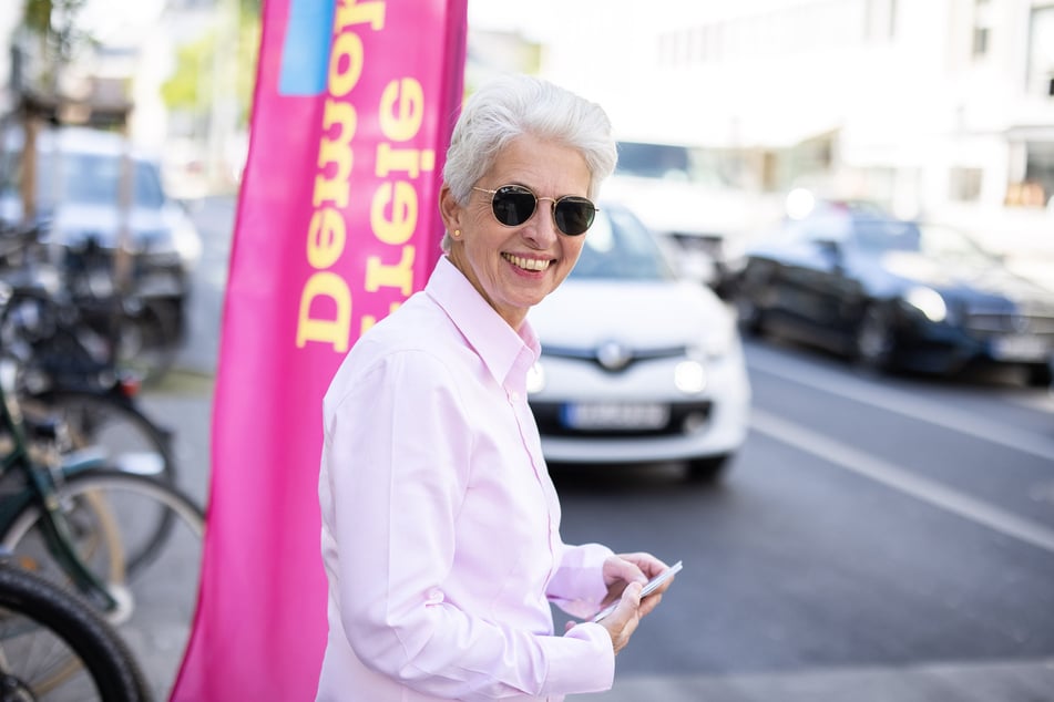 Marie-Agnes Strack-Zimmermann (FDP), Bundestagsabgeordnete und Oberbürgermeister-Kandidatin in Düsseldorf.