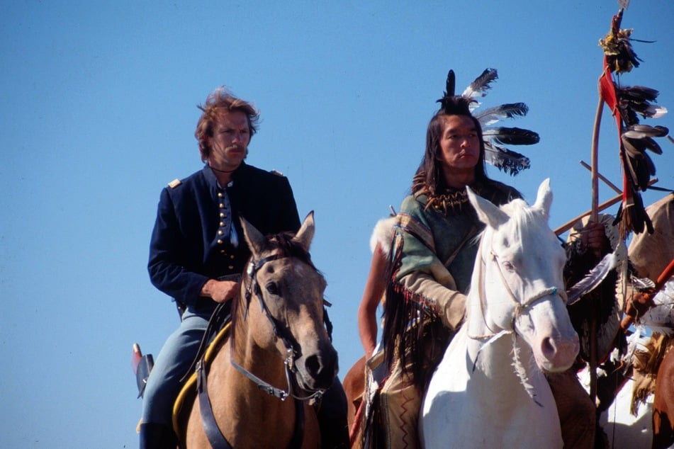Greene an der Seite von Kevin Costner (70, l.) in "Der mit dem Wolf tanzt".