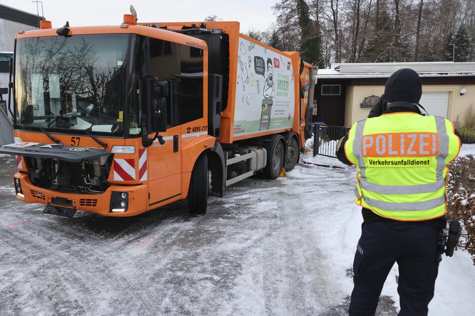 In Rabenstein wurde am Mittwochmorgen ein Mann bei einem Unfall mit einem Müllauto verletzt.