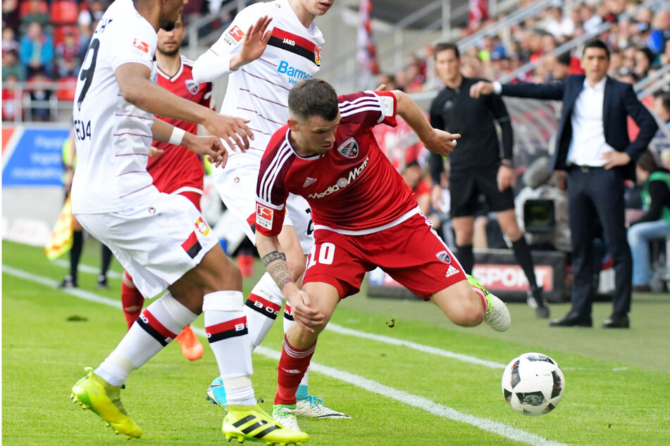 Pascal Groß (30, v.-r.) kennt die 2. Bundesliga und 1. Liga aus seiner Zeit beim FC Ingolstadt 04 bestens.