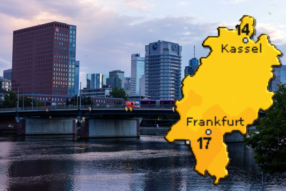 Viele Wolken zeigen sich in den kommenden Tagen über Frankfurt und ganz Hessen. Es regnet aber nur selten.