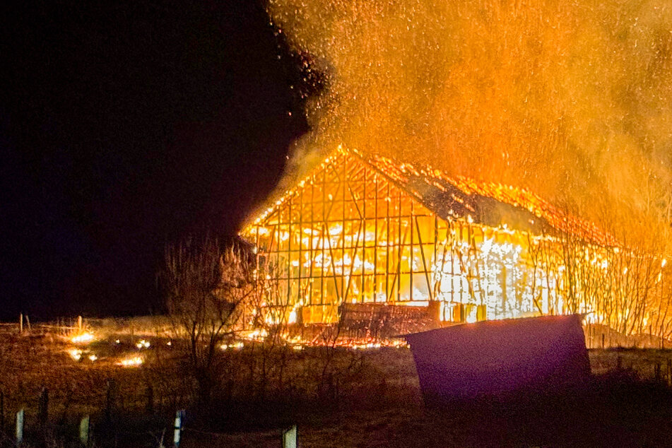 Flammendes Inferno in Scheune von Jugendzentrum: Es war wohl Brandstiftung!