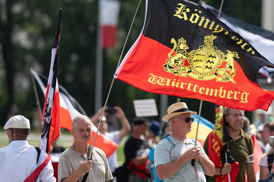 Hunderte Reichsbürger in München unterwegs