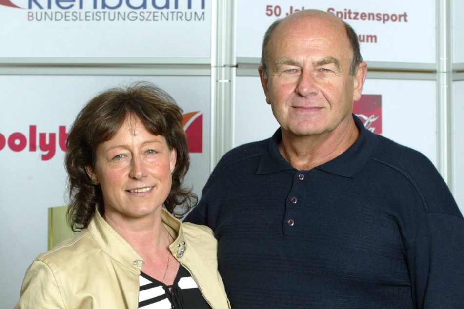 Ernst Luding (†79, r.) und seine Frau Christa (62) bei einer Jubiläumsfeier im Jahr 2005. (Archivfoto)