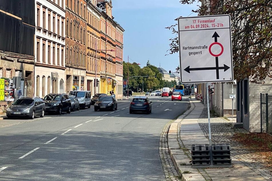 Aufgrund des Firmenlaufes kommt es zu Einschränkungen in der Chemnitzer City.