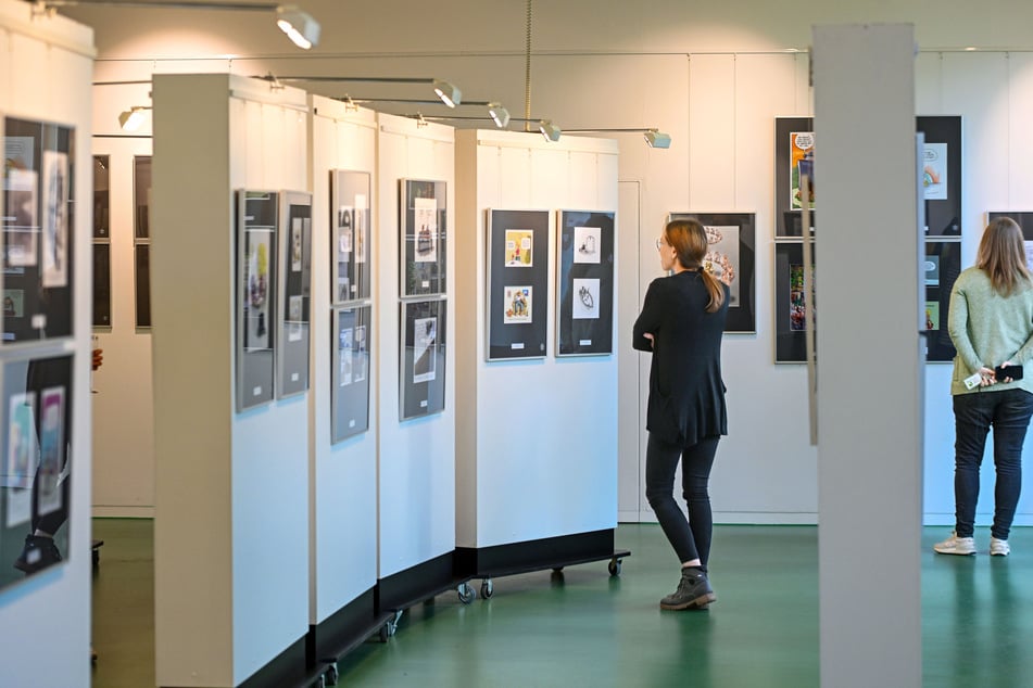 Blick in die Ausstellung im Haus der Presse.