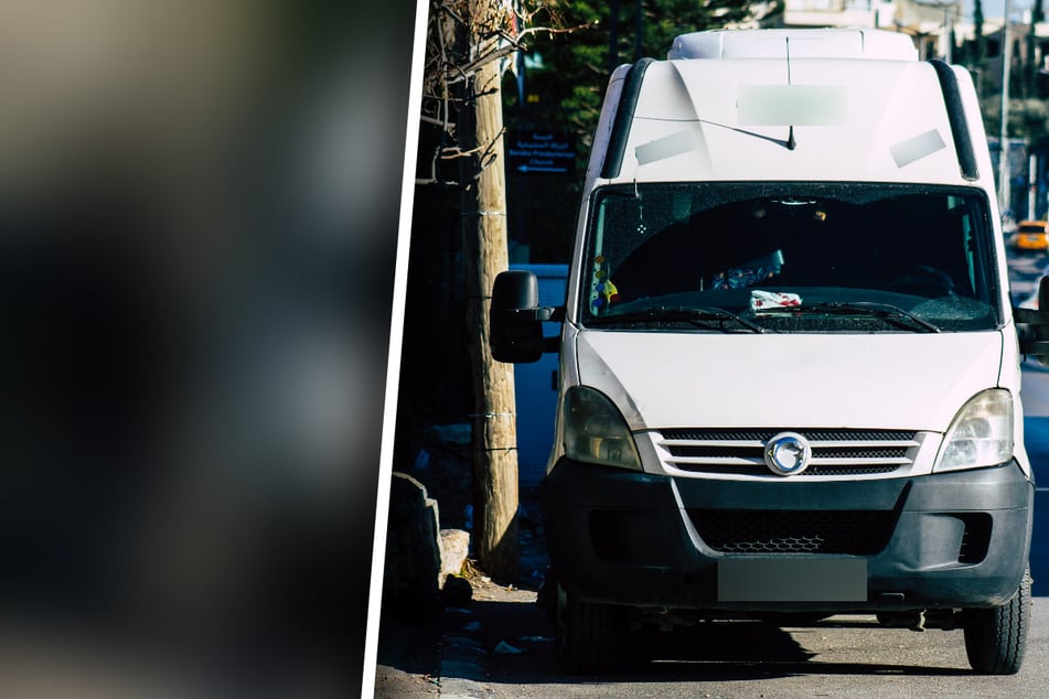 Handbremse nicht angezogen? Frau von Firmen-Transporter überrollt