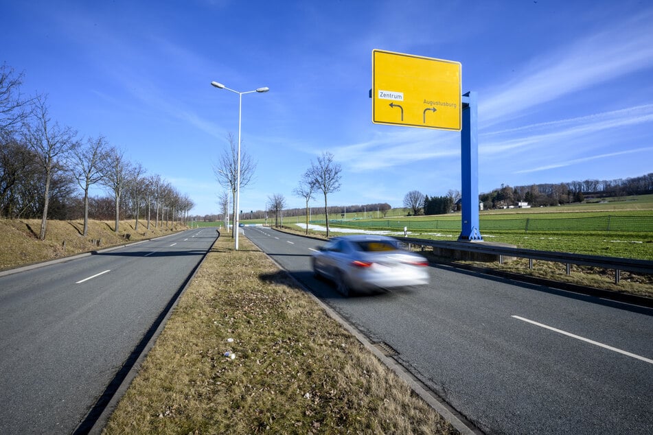 Am Ende des Südverbundes geht es bisher entweder nach Augustusburg oder ins Stadtzentrum.