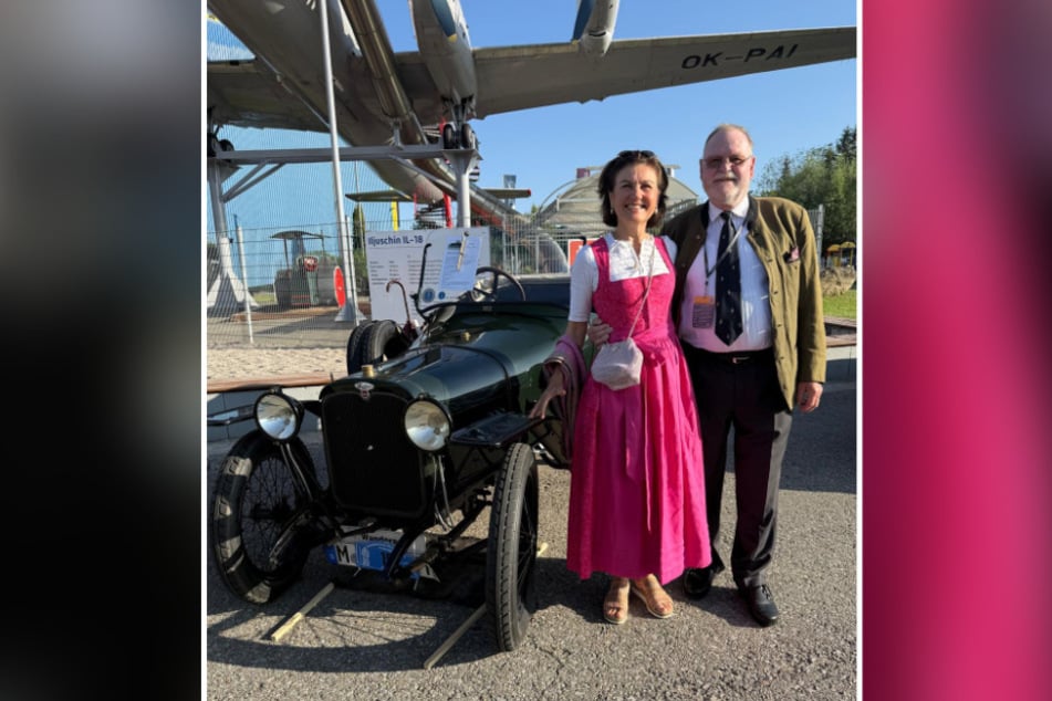 Mit dem Wanderer "Puppchen" fährt Oldtimer-Fan Hubert Winklhofer (74) weiter, seinen Framo verschenkte er nach Chemnitz.